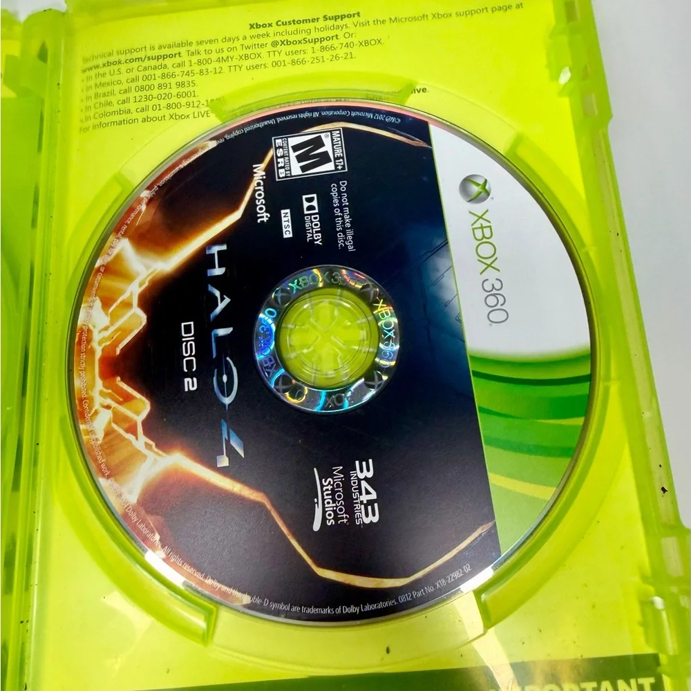 Halo 3 AND Halo 4 LOT for Xbox 360 Complete Tested Both MINT